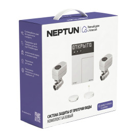 NEPTUN × Умный дом с Алисой. Комплект базовый. Умная система защиты от протечек воды 1/2
